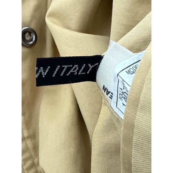 Fendi Tan Mens Medium Field Jacket authentic Italian Button Closure sz 38 US - Picture 16 of 16